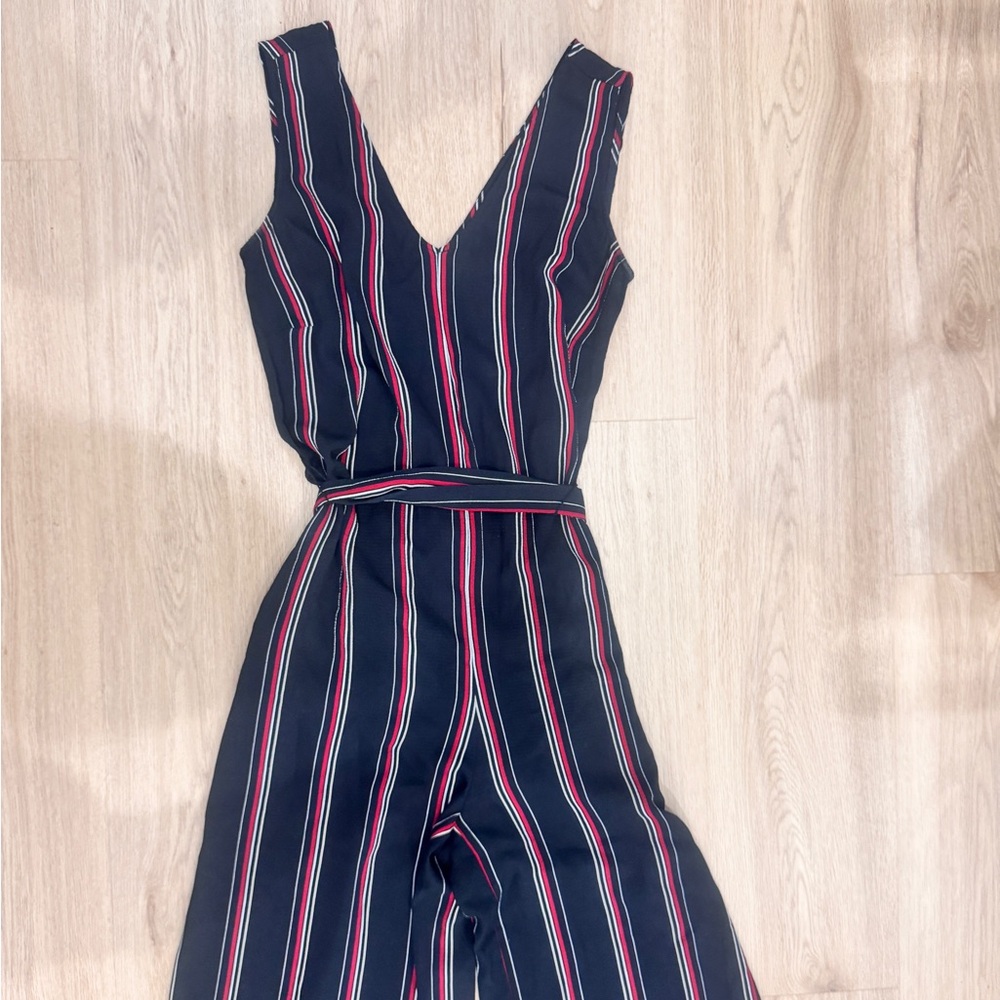 Striped Jumpsuit - Picture 2 of 7